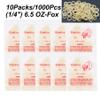 10Packs/1000Pcs Dental Orthodontic Elastics Latex Rubber Bands (10Bags-Fox-1/4-6.5OZ) view 2