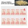 10Packs/1000Pcs Dental Orthodontic Elastics Latex Rubber Bands (10Bags-Penguin-5/16-6.5OZ) view 2