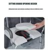 3-in-1 Raised Toilet Seat, with Handles 22in Width,Height Adjustable Elevated Toilet Seat,300 lbs for Elderly, Pregnant,Disabled view 3