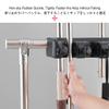 Broom And Mop Holder Put Wet Mops Movable Floor-Mounted Mop Rack Floor Standing Cleaning Tool Cart Storage,Cleaning Supplies Organizer,5 Slots 6 Hooks,for Garden,Garage,Schools,Factories,Hotels ( Size view 4