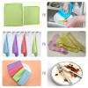 10 Pcs 40X50 Fish Scale Microfiber Cleaning Cloths- Polishing Cleaning Wipes Rag Super Water Absorbable Towels (Color : Green) view 2