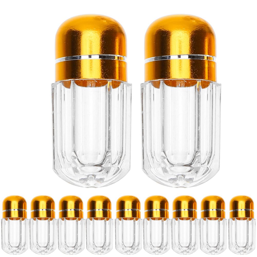 20pcs Transparent Capsule Storage Bottles Lightweight Pill Containers Leak Design for Travel and Daily Medication Use
