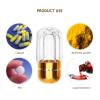 20pcs Transparent Capsule Storage Bottles Lightweight Pill Containers Leak Design for Travel and Daily Medication Use view 3