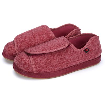 WCXTY Elderly Edema Shoes for Swollen Feet,Outdoor Lightweight Bunions Diabetic Shoes for Women Wide Width,Fertilizer Comfortable Unisex Orthopedic Diabetic Slippers,Washable (Color : Pink, Size : 9)