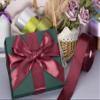 YASEO 1 1/2 Inch Wine Red Solid Satin Ribbon, 50 Yards Craft Fabric Ribbon for Gift Wrapping Floral Bouquets Wedding Party Decoration view 2