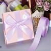 YASEO 1 1/2 Inch Lilac Solid Satin Ribbon, 50 Yards Craft Fabric Ribbon for Gift Wrapping Floral Bouquets Wedding Party Decoration view 2