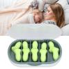 Akozon Small Ear Plugs for Sleeping, 10Pcs Soft Comfortable Sponge 10pcs Excellent Sound Insulation High Elasticity Swimming Earplugs Blocking Sleep Women and Men Noise Reduction view 3