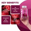 Vitamatic Glucose chewable Gummies - 60 Count - Natural Raspberry Flavor - 4G of Carbohydrate per Serving (1 Bottle) view 4