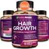 Hair Growth Vitamins for Women | Biotin 10,000mcg, Collagen, Patented OptiMSM, goMCT, Saw Palmetto | Naturally Regrow Stronger & Healthier Hair, Skin and Nails | Stops Hair Loss | 60 Day Supply view 1