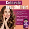 Hair Growth Vitamins for Women | Biotin 10,000mcg, Collagen, Patented OptiMSM, goMCT, Saw Palmetto | Naturally Regrow Stronger & Healthier Hair, Skin and Nails | Stops Hair Loss | 60 Day Supply view 3