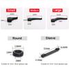 YI DUN Anti-slip Glasses Ear Grip Silicone Eyeglassess Ear Clips Hook Soft Eyewear Retainers Near-ssighted Glasses Sports Glasses (White small 4 pairs) view 4