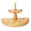 MUXIANG Wooden Pipe Stand for 5 Pipes (Beige) view 2