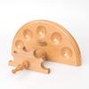 MUXIANG Wooden Pipe Stand for 5 Pipes (Beige) view 3