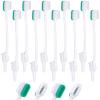 Didaey 10 Pcs Suction Swab Toothbrush Care Disposable Oral Swab Suction Toothbrush for Machine Sponge Individually Wrapped for Elderly Adults Oral Dental Mouth Care (White) view 1