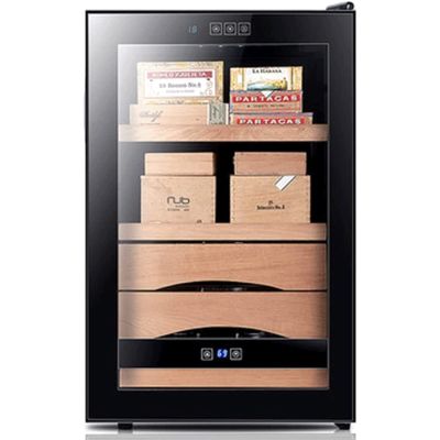 Cigar Box Large Capacity Cigar Cabinet for 350 Cigars, Smart Constant Temperature and Humidity Cigar Box, Humidor for Home Office Airtight