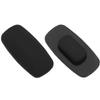 Eazean 4 Pairs Replacement Nose Pads Push-in Silicone Nose Pieces Guards for Glasses Eyeglasses Sunglasses, Black Rectangle view 2