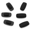 Eazean 4 Pairs Replacement Nose Pads Push-in Silicone Nose Pieces Guards for Glasses Eyeglasses Sunglasses, Black Rectangle view 3