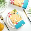 Spiareal 200 Pcs Summer Beach Napkins Disposable Hawaiian Paper Party Decorative Dinner Guest Hand Towels for Vacation Summer beach Wedding Party Bridal Supplies view 2