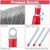 3 Pcs Broom and Dustpan Set 54 Inch Indoor Broom with Dust Pan Combo Set for Home Angle Broom and Dust Pan Kitchen Broom for Floor Cleaning view 3