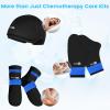 SuzziPad Ice Pack Stress Relief Cap & Cooling Socks & Cold Gloves for Chemotherapy, Comfort Items for Chemo Patients, Smoothe discomfort for feet, Head and Hand, S/M view 3