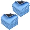 Microfiber Cleaning Cloths - 10 Pack - 6.6 x 6.2" - Double-sided Cleaning Cloths - Microfiber and Suede Cloth for Smartphones, LCD TV, Tablets, Laptop Screens, Camera Lenses and Other Surfaces view 1