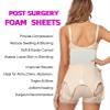 4 Pack Lipo Foam Post-surgical Ab Board Flattening Abdominal Compression Board for using with Post Liposuction Surgery Compression Garments Foam pads for Recovery 8"X11" view 3