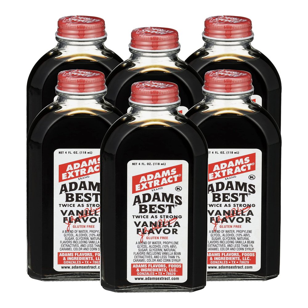 Adams Best Extract (Vanilla, 4 fl oz (Pack of 6))