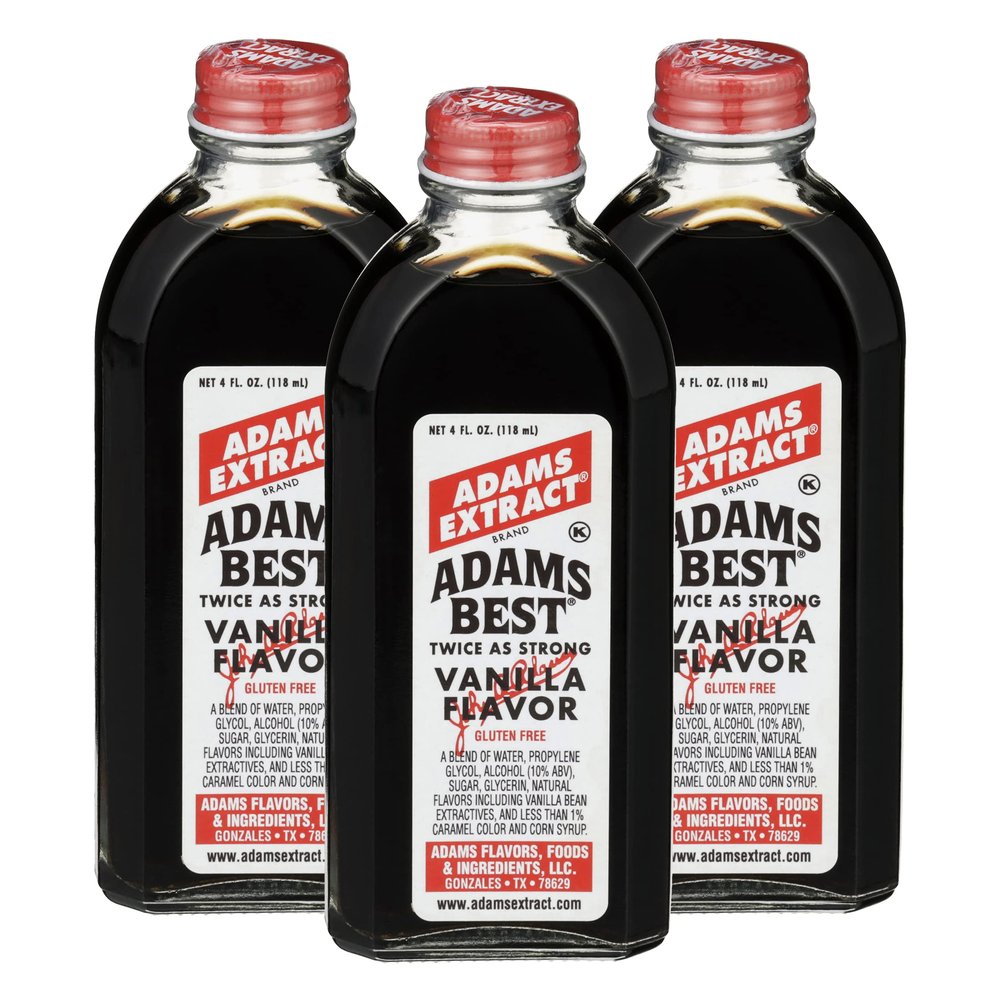 Adams Best Extract (Vanilla, 4 fl oz (Pack of 3))