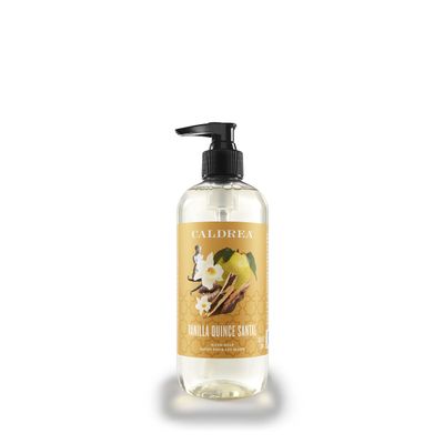Caldrea Hand Wash Soap, Aloe Vera Gel, Olive Oil And Essential Oils To Cleanse And Condition, Vanilla Quince Santal scent, 10.8 Oz
