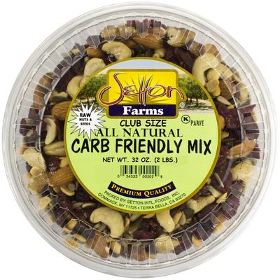 Carb Friendly Health Mix | Premium Quality | Bulk Value Size 32 oz. (With Cranberries, Sunflower Seeds, Pumpkin Seeds, Almonds, Cashews, Soynuts and Walnuts) (2 Lb.)