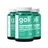 Goli Nutritional Supplement, Pre+Post+Probiotics Gummy - 180 Count - World's First 3-in-1 Gluten-Free, Vegan, Non-GMO, and Gelatin-Free. view 1
