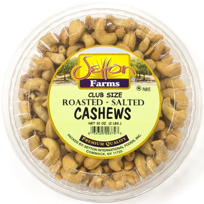 Cashews Roasted Salted | Non-GMO | Premium Quality | Bulk Value Size 32 Oz. (2 Lb.)