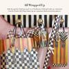 MACKENZIE-CHILDS 2-Pack Courtly Check Gift Wrap, Checkered Wrapping Paper, 60" Long view 2