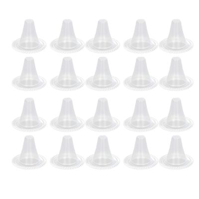 20 Count Disposable Ear Thermometer Probe Covers - Transparent Refill Pack