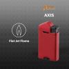 Visol Axis Torch Flat Flame Refillable Gas Butane Lighter, Fuel Window and Windproof Adjustable Flame (Shipped Without Butane) view 2
