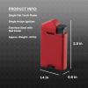 Visol Axis Torch Flat Flame Refillable Gas Butane Lighter, Fuel Window and Windproof Adjustable Flame (Shipped Without Butane) view 3