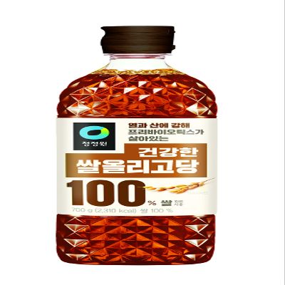 Chung Jung One O'Food Korean Cooking Malt Syrup, Oligo Syrup, Korean Pantry Staple Essentials (Rice Oligo, 700g)