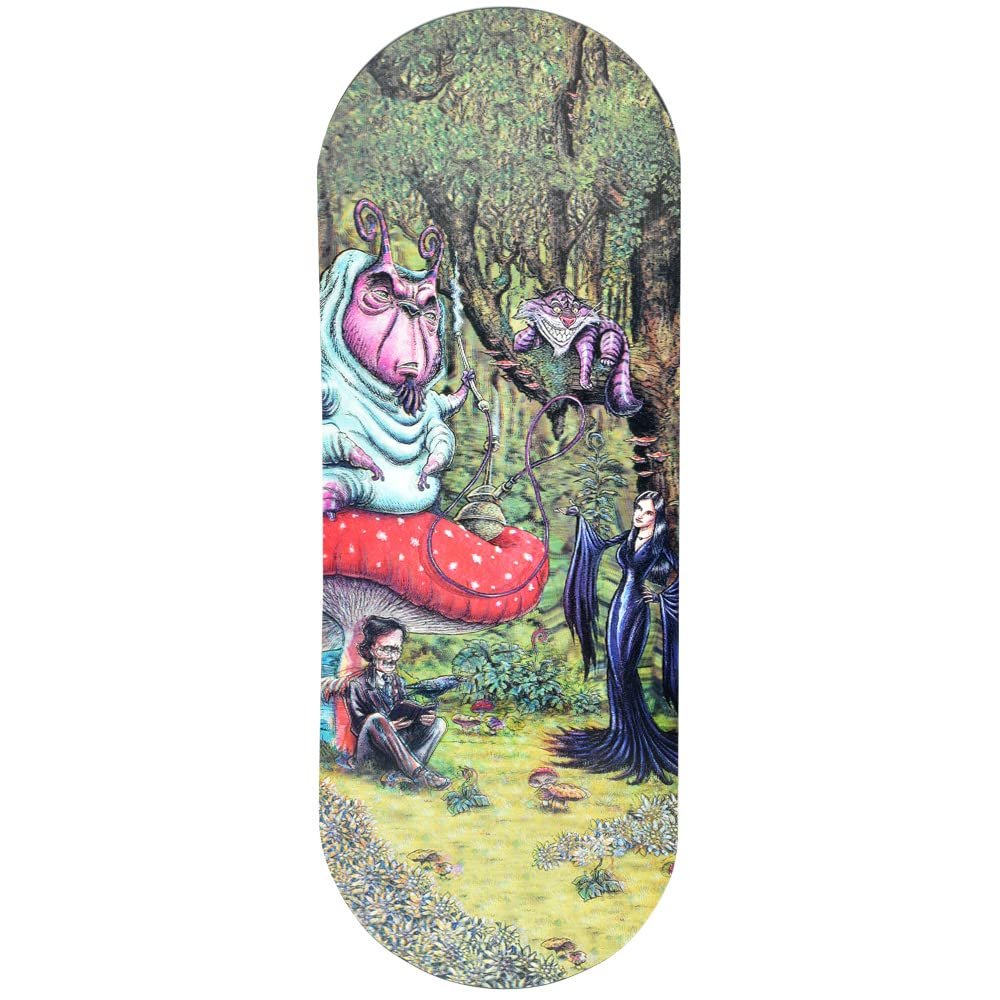 Pulsar SK8Tray Magnetic Rolling Tray Lid, Malice in Wonder Land Design by Fian Arroyo, Lenticular 3D Accent, 7.25"x19.75"