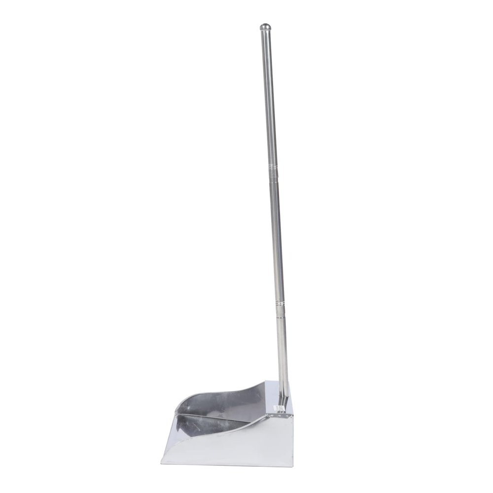 SHOWERORO Stainless Steel Dustpan for Home Cleaning Heavy Duty Garbage Dustpan Refuse Container for Indoor and Outdoor Use Durable Design for Efficient Cleanup