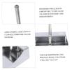 SHOWERORO Stainless Steel Dustpan for Home Cleaning Heavy Duty Garbage Dustpan Refuse Container for Indoor and Outdoor Use Durable Design for Efficient Cleanup view 3