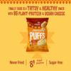 Wipala Snacks Protein Puffs | 8 Grams of Protein per bag | Certified Vegan | 6 Pack | NON GMO | Gluten Free | (Cheddar Cheese) view 3
