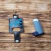 Bow Wow Pet Wear Just Breathe Dragonfly Inhaler Holder Key chain Key Fob view 2