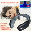 Cervical Massager Electric Neck Massager with Low Frequency Magnetic Therapy Pulse for Pain Relief Neck Back Relaxation (Black) view 2