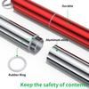 Aluminum Metal Storage Tube Container (5 Packs)Urekt Cute Small Pill Box Case Waterproof Joint Holder Fit in Pocket Purse Portable for Travel and Outdoors view 3
