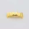 Braces Real Gold electroplated Gold Braces Trendy Ornament, Black Upper Fangs view 4