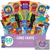 Men's Hearty Easter Snack Box (50 Piece Variety Gift Basket Care Package) Jerky, Nuts, Chips, Pretzels & More - The Care Crate Co. view 1