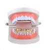 10 Tooth Drops 18K Real Gold Braces Personalized Trend Customization, Rose Gold view 4