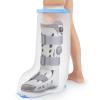 Waterproof Extra Wide Leg Cast Cover for Shower Adults, Extra Large Leg Shower Cover with Non-Slip Bottom, Watertight Foot Protector for Plus Size Adults Surgery Shower Boot view 1