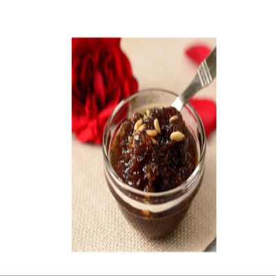 GHOTARAM Naturally Harvest Damask Roses Gulkand, Rose Petal Jam, Organics Himalayan Gulkand, Tasty And Healthy-150gm