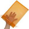 Jexila 50 Pack Orange Organza Gift Bags 8X12 inch Mesh Drawstring Pouch Easter Goodie Candy Treat Bag for Kids Halloween Easter Party Favor view 3